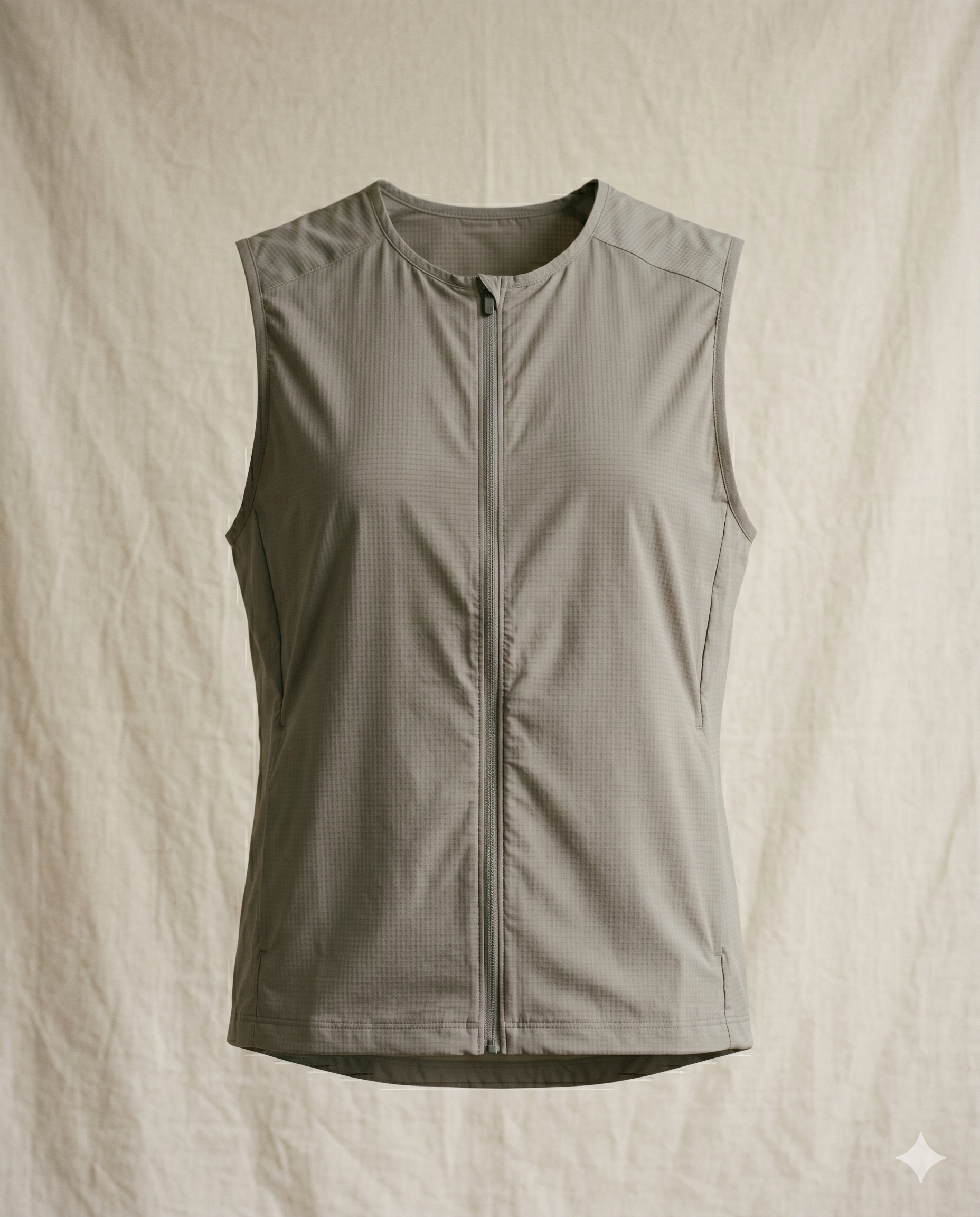 Stratus Wind Vest in granite